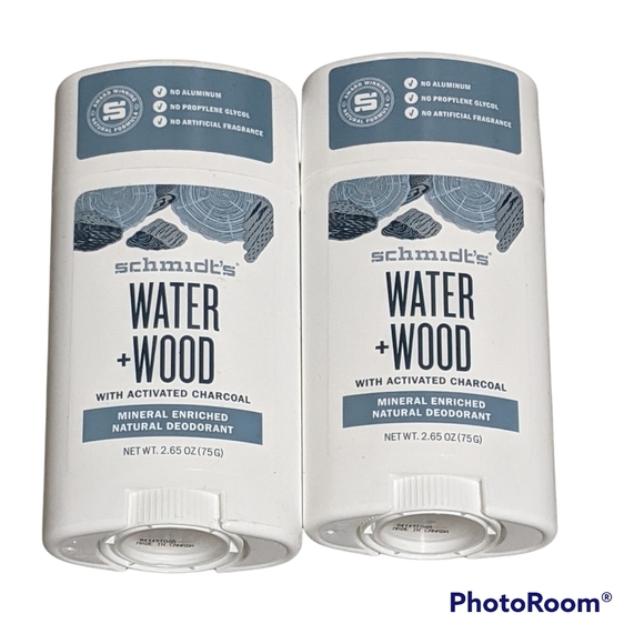 🆕Schmit's water and wood natural deodorant aluminum propylene glycol free (2) - Picture 1 of 5